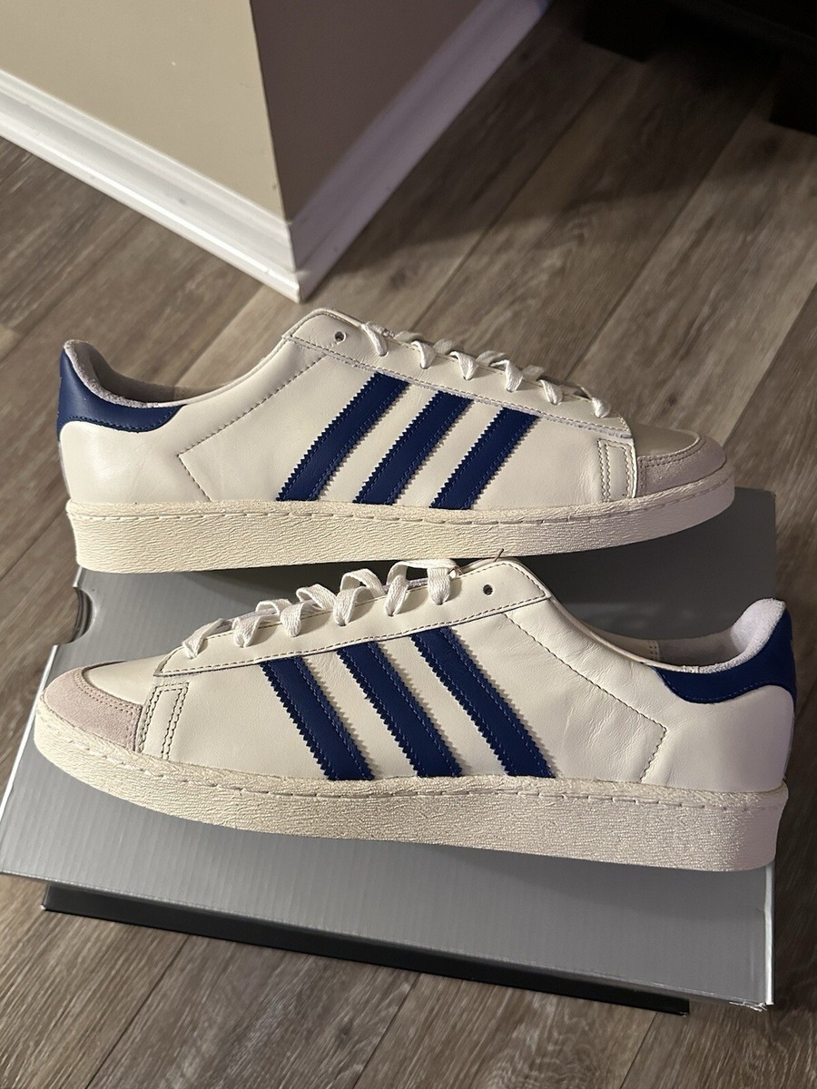 ★★Adairs★★ Java Low White Blue JI0150 Size 13 - Men's Adidas Originals Jabbar Lo White Collegiate