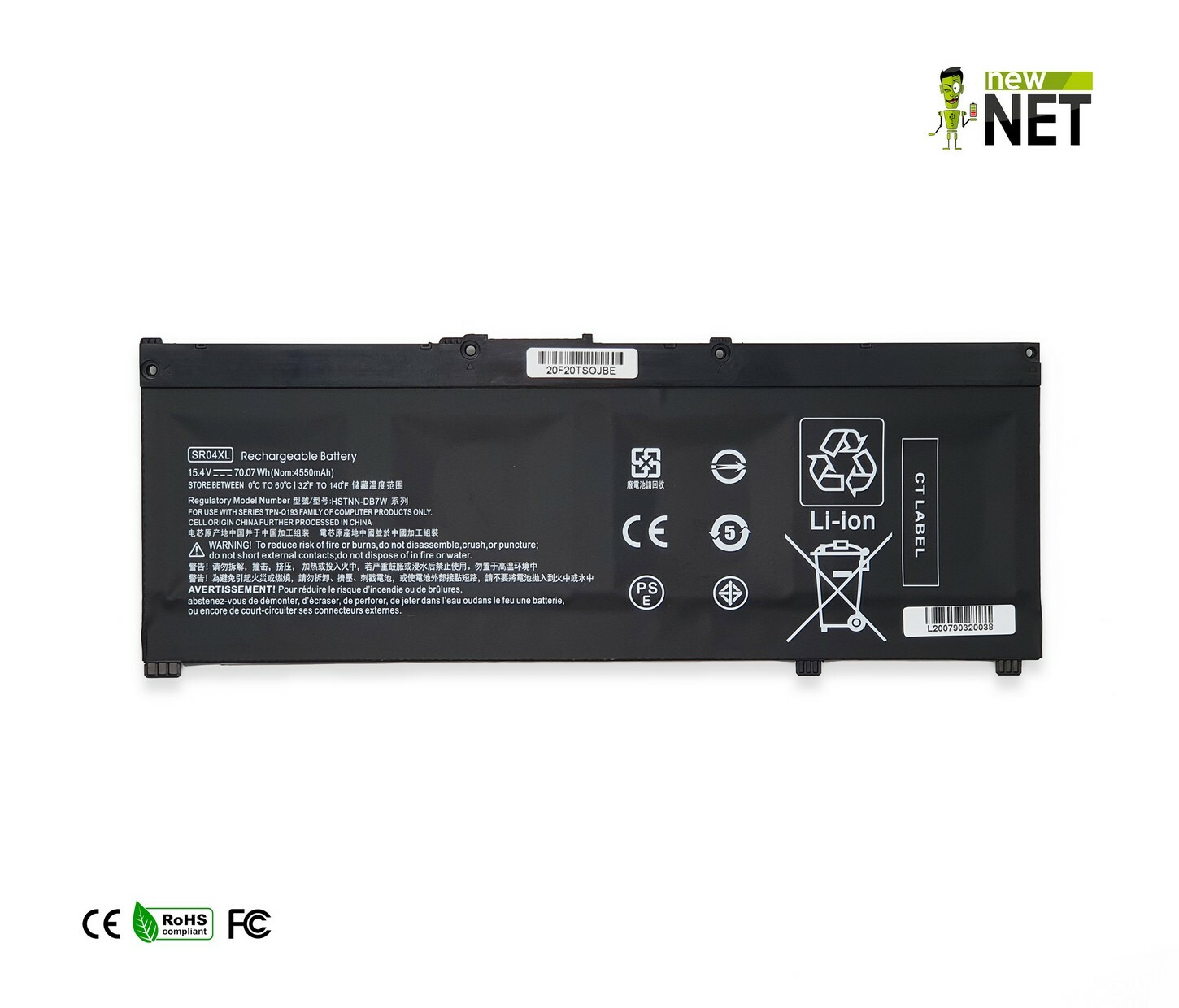 Batteria SR04XL 70.07Wh Per HP 15-CE 15-DC 15-CB - Foto 8