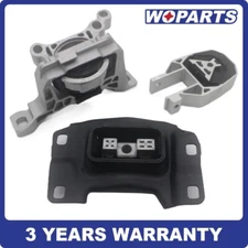 3PCS Engine Motor & Auto Trans Mount Set Fit For 13-19 Ford Escape 1.6L 1.5L