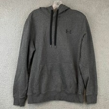 Under Armour Mens Pullover Hoodie Gray size M