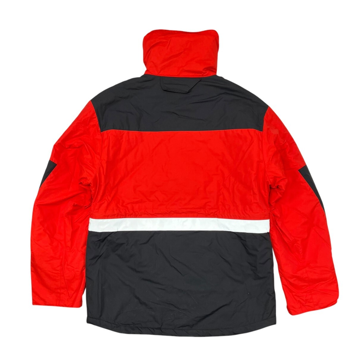 BALENCIAGA / MAT NYLON JACKET/50/ナイロン/RED/602027// Balenciaga Mat Nylon Jacket 602027 Red Black Size 44 Men's used