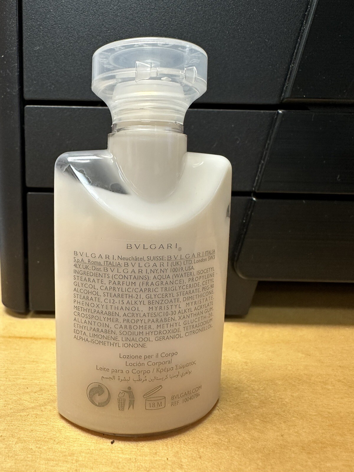 New Bvlgari Omnia Crystalline 1.3 oz Travel Size Body Lotion - SEE DESCRIPTION