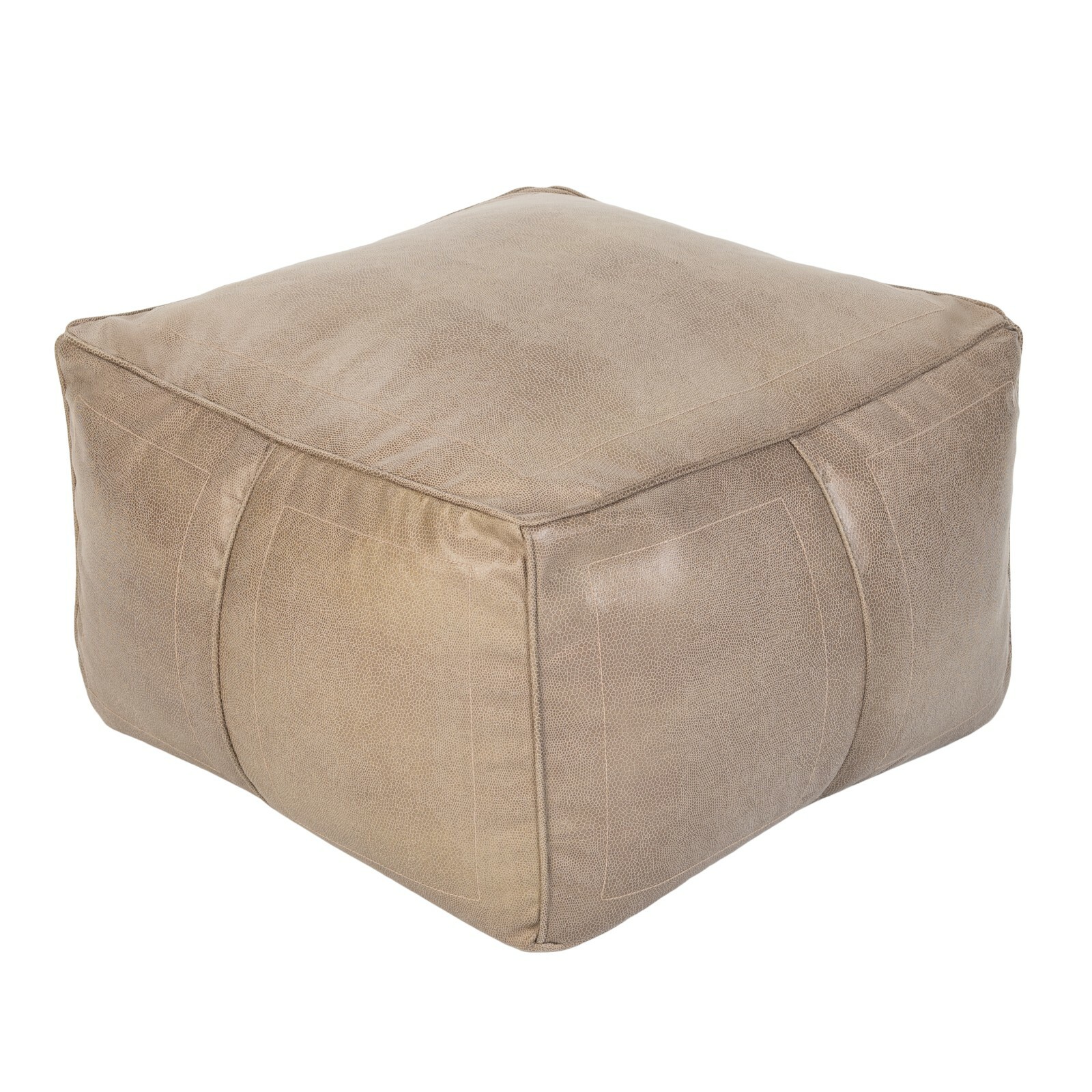 Bean Bag Foot Rest Stool Faux Leather Water Resistant Living Room
