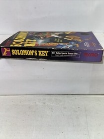 Nintendo NES Game Solomon&rsquo;s Key Cartridge, Box , Sleeve Tested Works