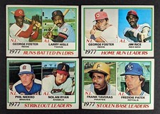 1978 Topps Baseball League Leaders Lot 4 Cards