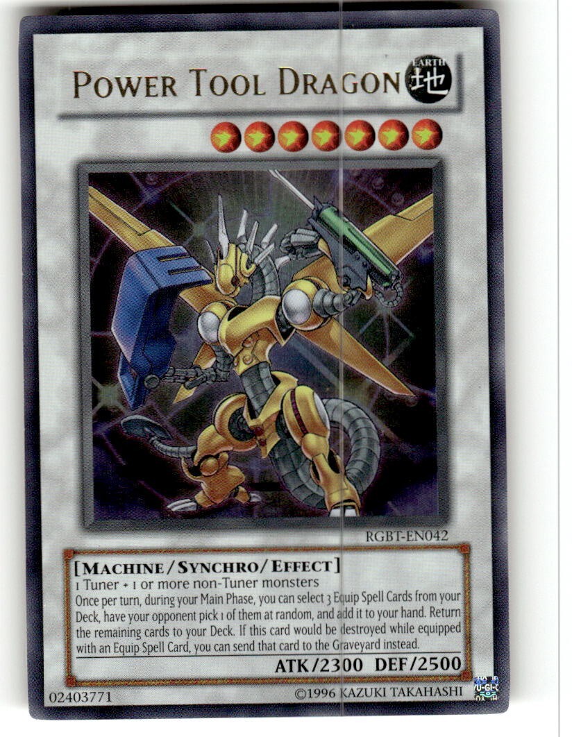 Power Tool Dragon RGBT-EN042 Raging Battle Unlimited NM Ultra Rare