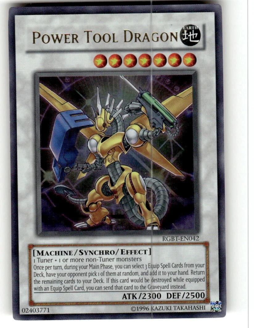 Power Tool Dragon Yu-Gi-Oh! TCG Individual Trading Card Games for