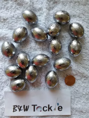 25pcs. 3 oz Egg Sinkers  Slip Sinkers, Weights, Fishing,  FREE shipping
