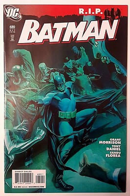 BATMAN #680 (2008)! Beautiful Alex Ross Cover!! Batman R.I.P.
