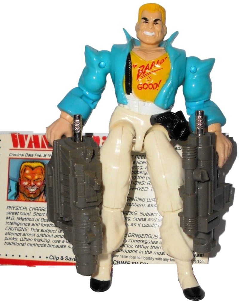 C.O.P.S n Crooks 1988 BERSERKO Complete FILE CARD hasbro cops