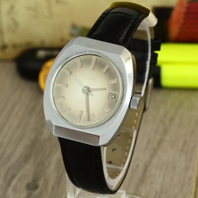 RARE Poljot 2616.2H USSR Soviet men's automatic wristwatch 23 jewels date