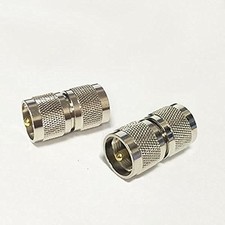 1pc UHF male to UHF male plug PL259 RF adapter connector coupler straight