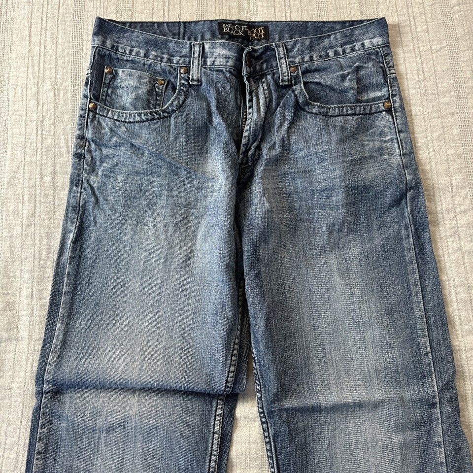 Baileys PT Black Bootcut Jeans Men’s Size 32x32 Light Wash eBay