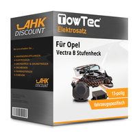 für Opel Vectra B 09.1995-04.2002 Towtec Elektrosatz 13Polig Fahrzeugspezifisch
