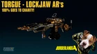 LVL 60 Borderlands 4 - TORGUE LOCKJAW AR's - 100% GOES TO CHARITY!