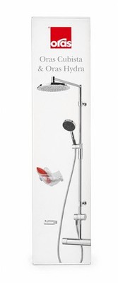 Oras Cubista & Oras Hydra Dachduschenpaket 160 cc Duschsystem