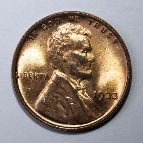 1933-P Lincoln Wheat Cent — photo from another recent sale