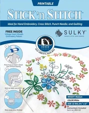 Sulky Stick n Stitch Printable Sheets 12pk 8.5x11 NEW Sealed