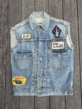 Vintage Levi's 507xx 2nd Big E Cut-Off MC Vest Jacket