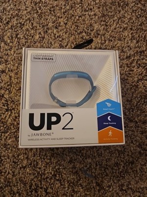 UP2 by Jawbone Sleep and Activity Tracker Bluetooth Wristband Fitness -  Blue