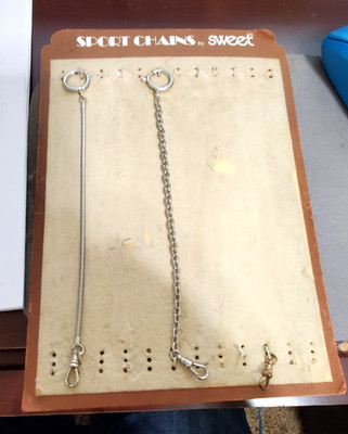 Store Display Card for Sport (Watch) Chains by Sweet w/2 Chains