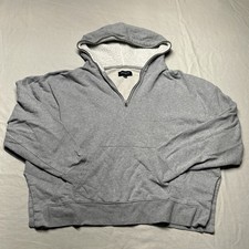 Pacsun Hoodie Mens Large Gray Zip Up Hoodie Long Sleeve Oversized Jacket