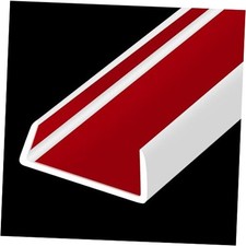 Rubber Edge Trim, Flexible Self-Adhesive U-Shaped Peel and Stick Banding, 1