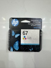 Genuine HP 67 tri-color cartridge 3YM55AN 140 , new, exp 03/2025.