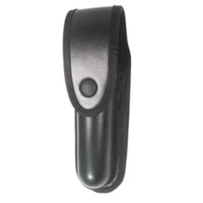 L-Force Flashlight Case - Streamlight ProTac, Black Plain, Hidden Snap