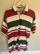 Tommy Hilfiger Vintage Striped Rugby Multicolor Medium Crest Logo