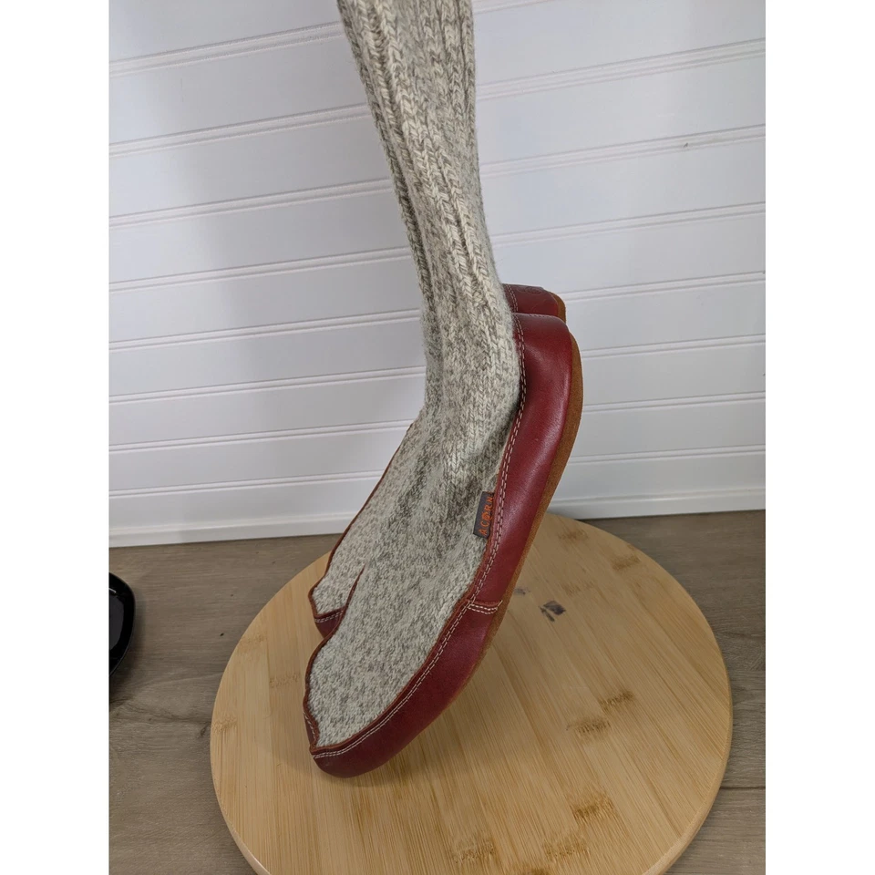 Calcetines deportivos originales de cuero tejido lana Acorn para hombre M 10,5-11,5 confort tierra Foto 2 de 4