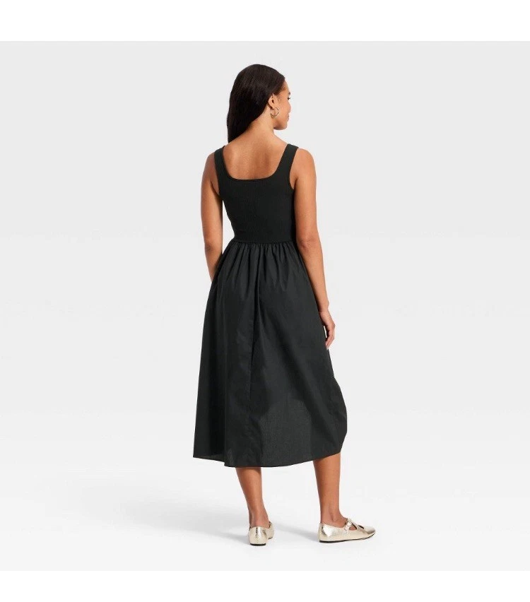 open lace back dress Anne Klein Printed Midi Dress