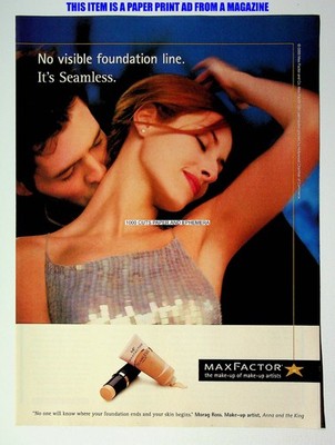 Max Factor Makeup  Cosmetics 2000 Trade Print Magazine Ad Poster ADVERT