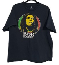 2000s Bob Marley Graphic T Shirt Mens XL Zion Rootswear Rasta Raggae 420 One Lov