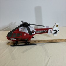 Tonka Fire Rescue Battery Operated Helicopter Red White 06631 2013