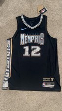 Nike Memphis Grizzlies Ja Morant #12 NBA City Edition Jersey Black Size 48