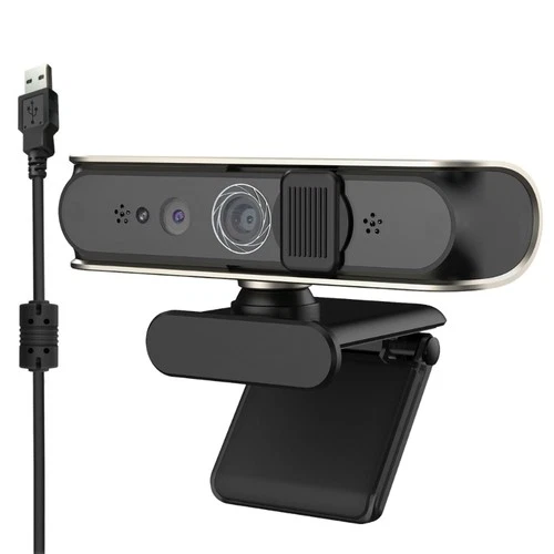 360 Degree Rotatable WindowsHello Webcam 1080P USB Connection