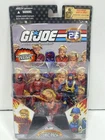 GI Joe 25th Anniversay Comic 2 Pack Crimson Guard Scarred Cobra Officer - MOC