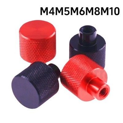 M4 M5 M6 M8 M10 Aluminium Rändelmutter Sackloch Hand Thumb Muttern hohe Form D25