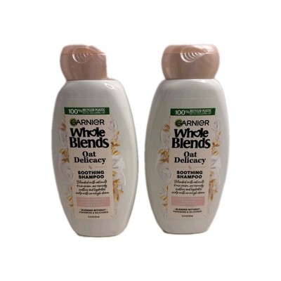 Garnier Whole Blends Oat Delicacy Shampoo 12.5oz Lot of 2 Sensitive