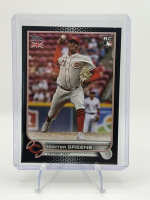 2022 Topps UK Edition #148 Hunter Greene Black Parallel RC 89/125