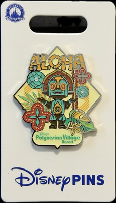 #ad 2025 Disney Parks Polynesian Village Resort ALOHA Maui Open Edition Pin $16.99