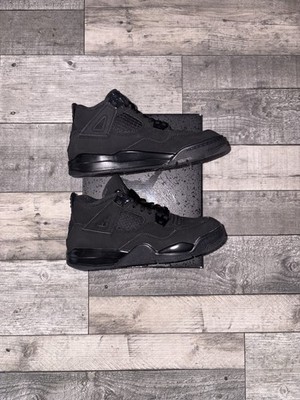 Sehr guter Zustand  Jordan 4 Retro OG PS Black Cat - Größe UK 2,5 | US 3
