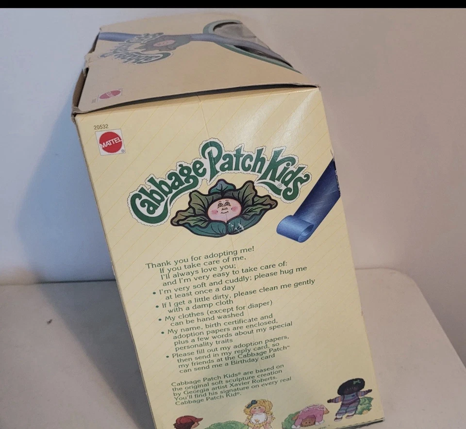 NUEVO 1983 15 aniversario edición especial Mattel Cabbage Patch Teya Justine Foto 2 de 4