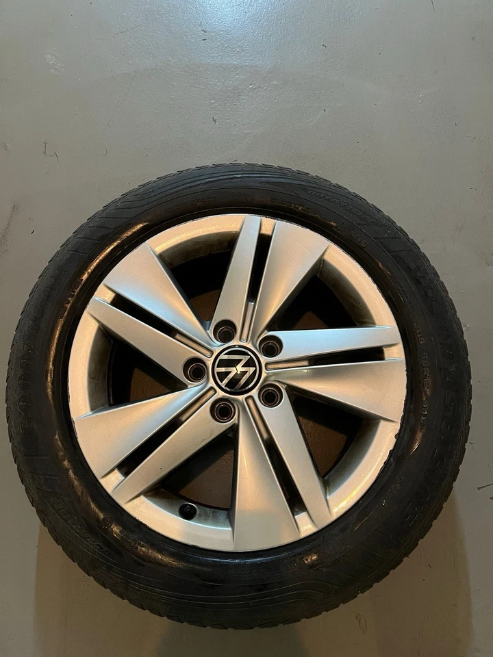 4x Allwetter Kompletträder 16 Zoll VW Original Norfolk Golf 8 VIII 5H0601025 - Bild 3 von 4