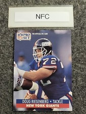 1991 Pro Set #599 Doug Riesenberg New York Giants Football Card