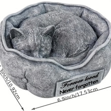 Heart Winged Puppy Memorial Statue Pet Grave Marker