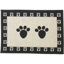 PetRageous 12049 Paws Jumbo Tapestry Dog and Cat Non-Skid Machine Washable Pl...