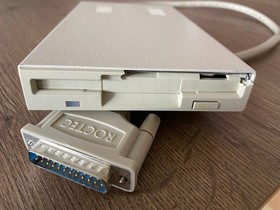 ROCTEC External Disk Drive For Amiga 500 - A4000, CDTV, Tested, Works #01 26