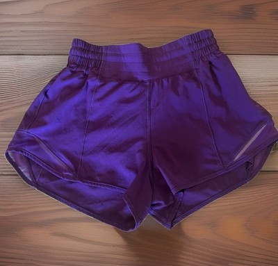 Lululemon 2 Hotty High Rise Shorts 2.5'' College Purple